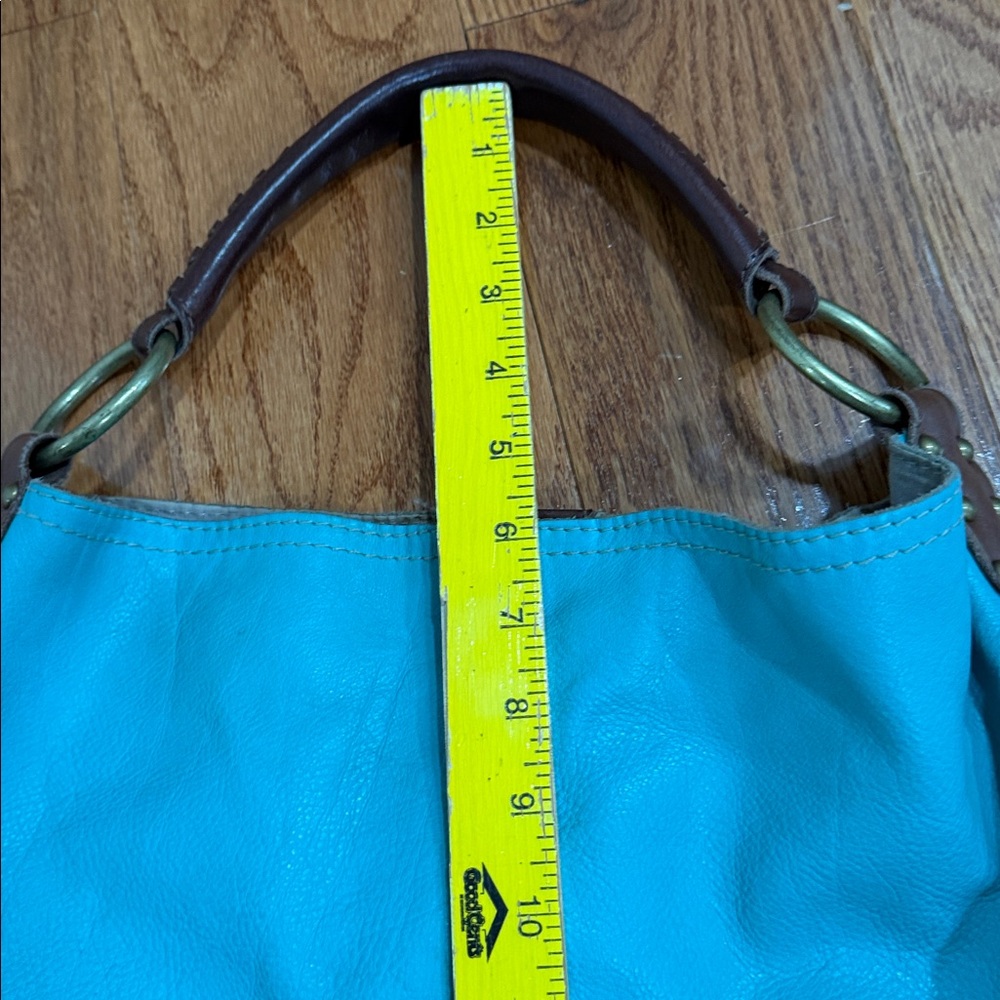 Lucky Brand turquoise tote - Picture 9 of 9